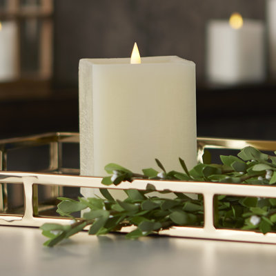 Bougie carrée classique sans flamme