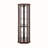Lighted Corner Curio Cabinet-1966795547