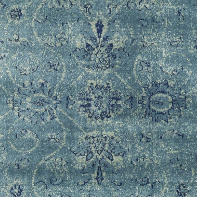 Beldale Blue Area Rug, Square 6'