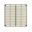 Très grand lit plateforme tapissier