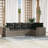 Vidaxl Garden Sofa Set Grey, Dark Grey