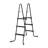 Summer Waves Dark Herringbone Print 18 x 10' Quick Set Oval Swimming Pool