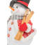 Bonhomme de neige blanc doux
