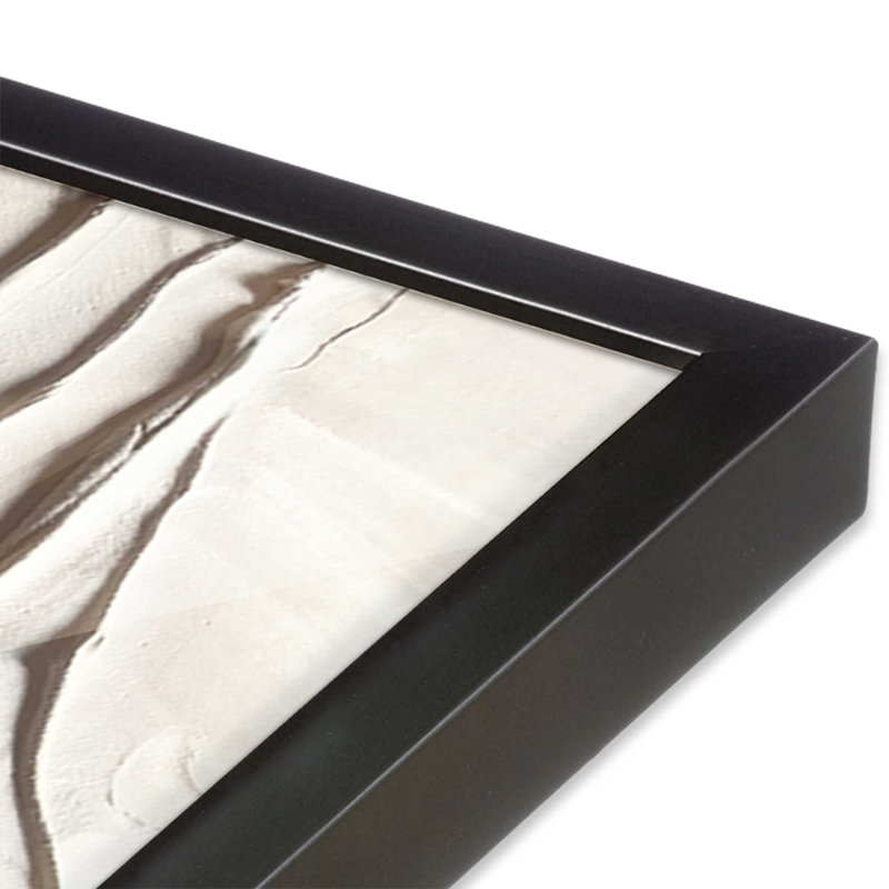 Wave Formations Duo I Set of 2 Prints in a Polished Silver Frame, 16" x 12", Cadre en zinc patiné, H 17,5 po x l 27 po