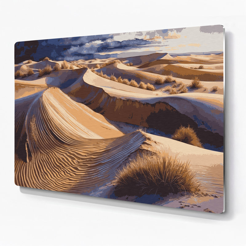 Art mural noir en métal South Dune