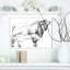 Vache laitière dessiné à la main - impression d'art graphique-29496826-34273944