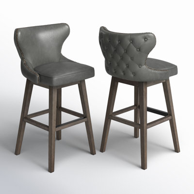 Patenaude Caraline Swivel Counter & Bar Stool ( Set of 3)
