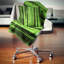 Vert forêt de bambou - coussin à imprimé floral-30731210-30731206