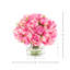 Peony Bouquet In Glass Vase
