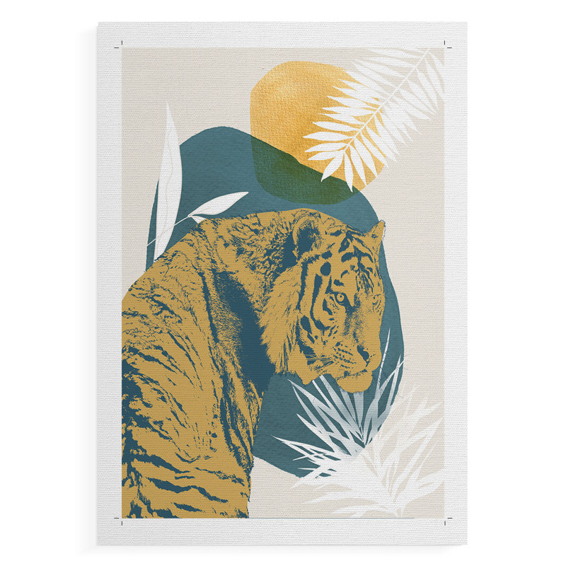 «Jungle Cat I», impression sur toile seulement - non encadrée, H 18 po x l 12 po