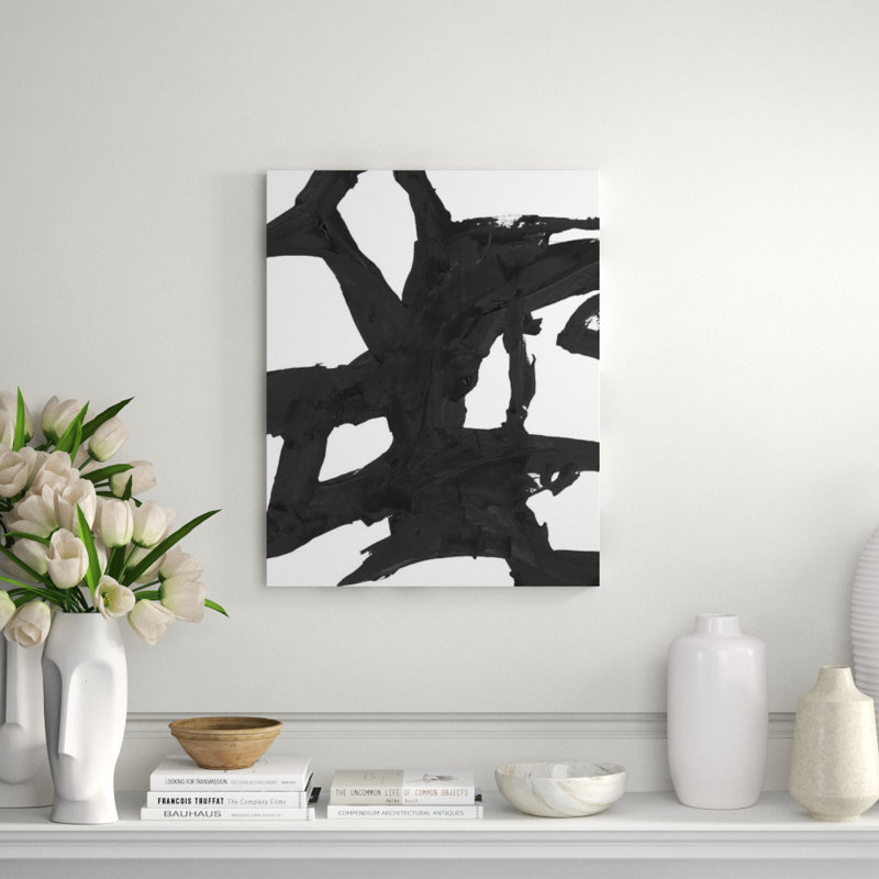 Obsidian III by Emma McCartney, 30" H x 24" W x 1.5" D, Glass Coat