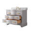 Meuble-lavabo simple en bois massif et manufacturé avec plateau en marbre Goleta-1408299883