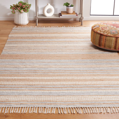 Tapis rayé à la main Caspen