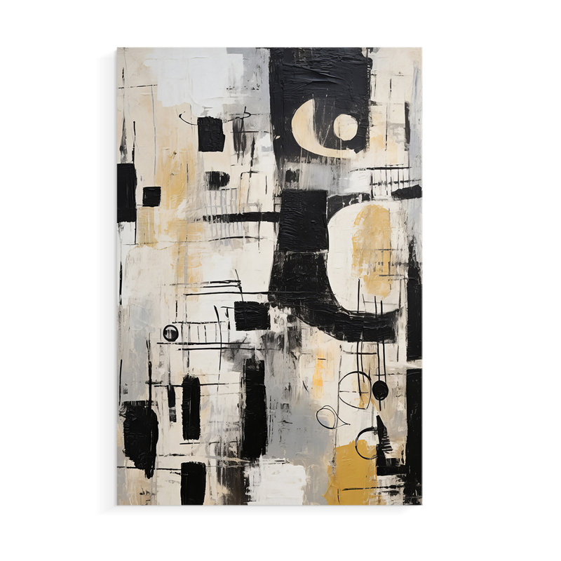 Série ABSTRACT CCDXC - Impression sur toile seulement - NON CADRE, H 12 po x l 8 po
