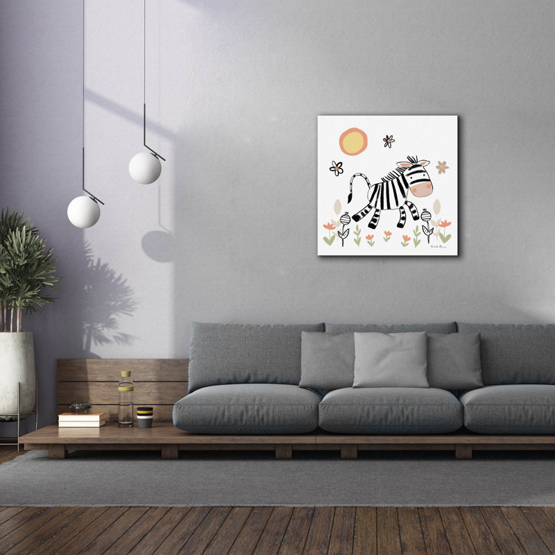  «Baby Zebra» par Farida Zaman, art mural sur toile