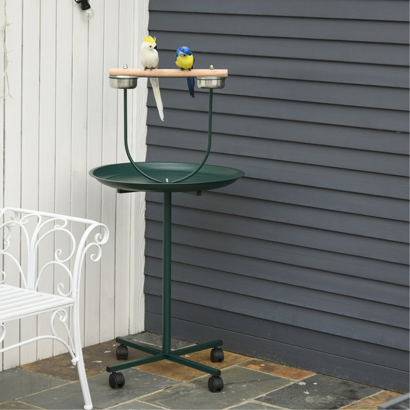 Aire de jeu roulante avec perchoir T-Stand 48 "Pawhut