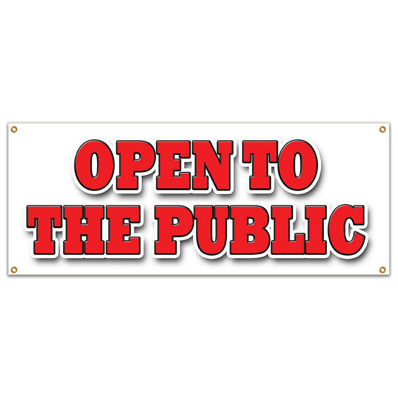 Panneau ouvert au public