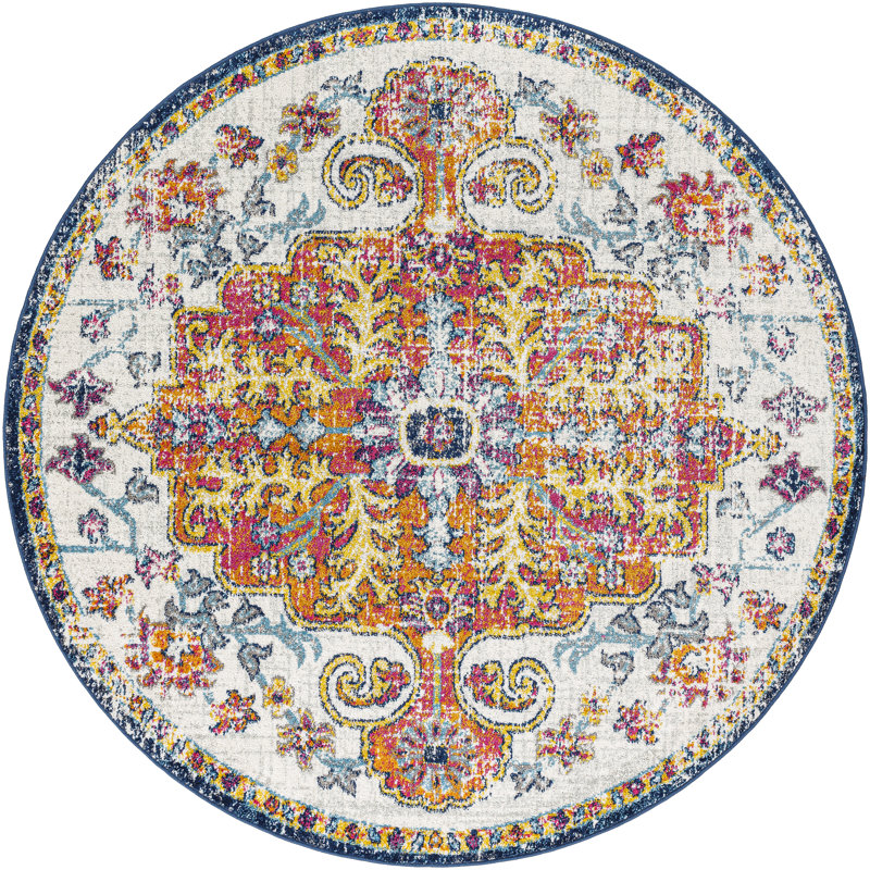 Hillsby Oriental Indoor Rug, Round 6'