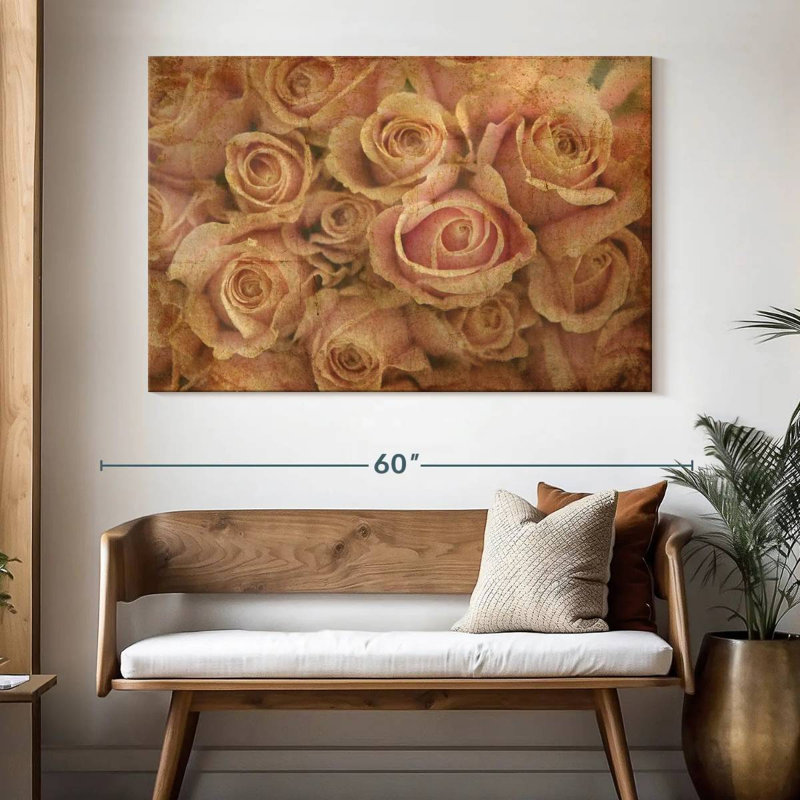 Harnek Rustic Roses, 34" H x 51" W