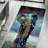 Exquisite Non Woven Soft Printed Rug Featuring Intricate Floral Design for a Touch of Elegance in Your Living Room or Bedroom-125998022
