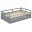 Lit de jour extensible polyvalent avec lit gigogne escamotable, conception peu encombrante pour un usage d'invités et une utilisation quotidienne.-280506544