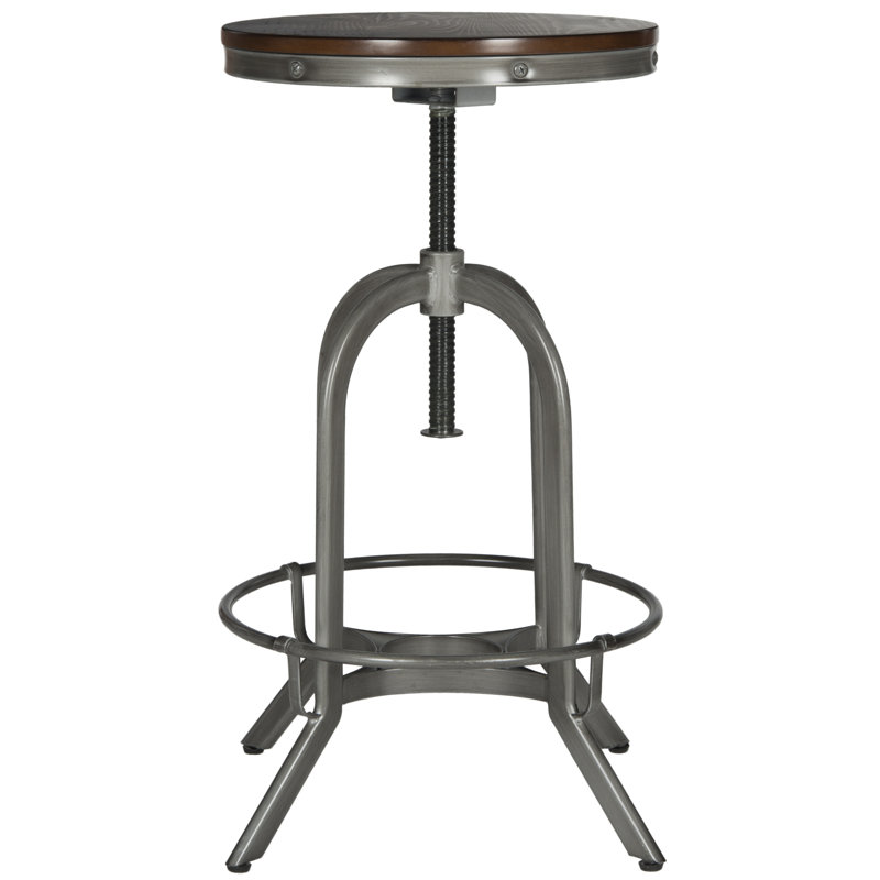 Tabouret de bar king city, Chêne brûlé