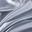 Ensemble de draps 6 pièces en satin de satin bleu luxueux - infroissable, aide à garder les cheveux doux, comprend 1 drap plat, 4 taies d'oreiller ajustées et une texture douce