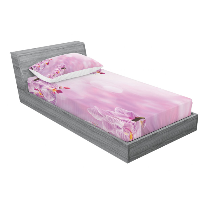 Microfiber Sheet Set, Twin Sheet Set with Fitted Sheet