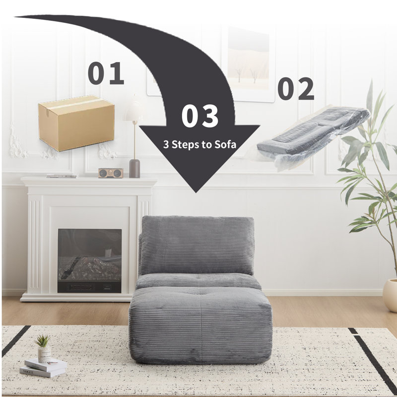Modern Memory Foam Compressed Sofa
