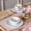 anneaux de serviette en verre faits à la main au-dessus et au-dessus - Décoration de table de salle à manger-102477719