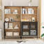 Bibliothèque moderne 61 "avec tablette de rangement ouverte-1780640638
