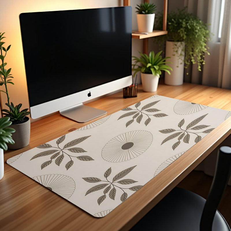 Polyester Desk Pad, 31.5x15.5