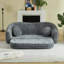 Canapé inclinable incurvé convertible sans assemblage requis-1025306116