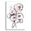 «Pink Mod 2» par Lesia Binkin, art mural en verre acrylique-821250303