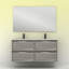 Jenziel 1200 mm Double Vanity with Integrated Ceramic Basin-1463641197-1463641199