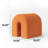 Orange Foot Stool Ottomans -1146775636