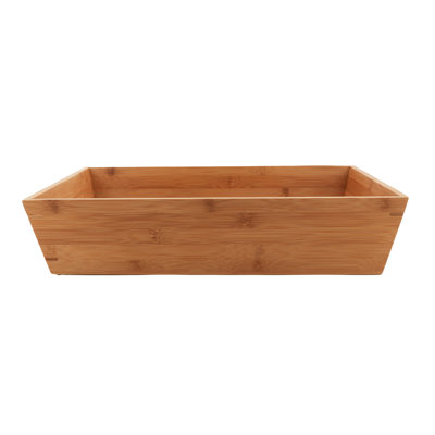 BAMTRY-02 – 18" X 12" Bamboo Rectangular Tray, 4" Deep (Fits IR-900, IR-906, IR-907, IR-902)