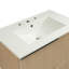 Meuble-lavabo de 30 po avec lavabo en céramique et tiroirs pleine extension, glissières de tiroir à fermeture en douceur, conception cannelée, naturel-2077598942