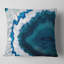 Géode brésilienne bleue - coussin imprimé abstrait-29961872-29963643