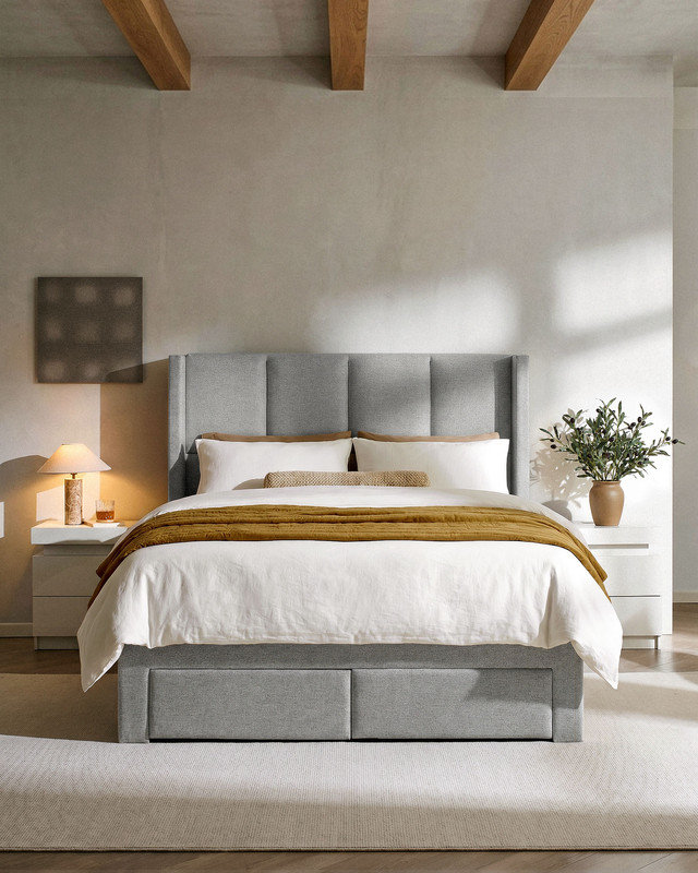 Bed, Grey