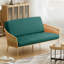 Housse pour canapé-lit réversible en tissu de polyester réversible avec fermeture à glissière 3 côtés-96484513-87758523
