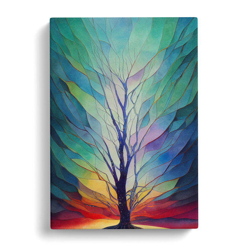 Sublime Tree No.2 Abstract - Wrapped Canvas, 50cm H x 35cm W x 3cm D