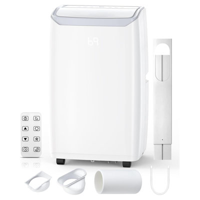 Gaomon 14000 BTUs Portable Air Conditioners with Remote Control, 3-in-1 Portable AC Unit with Fan & Dehumidifier for Room up to 750 sq.ft., Smart/Sleep Mode, 24H Timer, Installation Kit