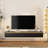 Modern TV Stand with Led Lights and Power Outlet-690920666