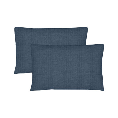 Ensemble de 2 coussins décoratifs Sunbrella, coussins décoratifs rectangulaires pour l'extérieur 12 po x 20 po
