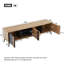 Unfinished TV Stand for TVs up to 78"