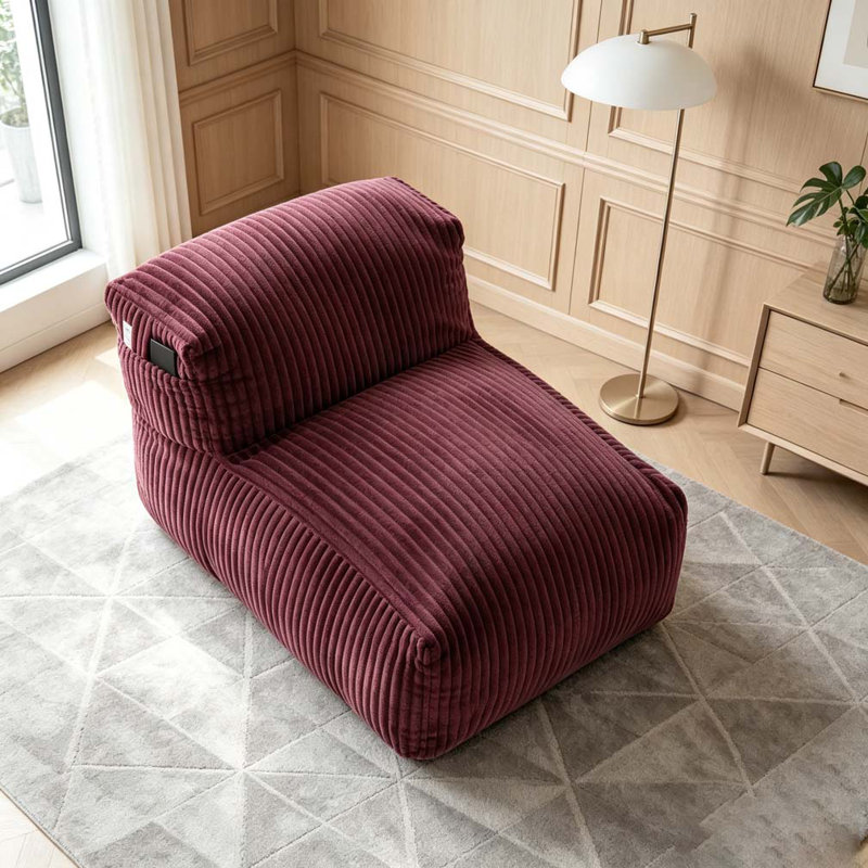 Fauteuil à billes Big, Vin rouge