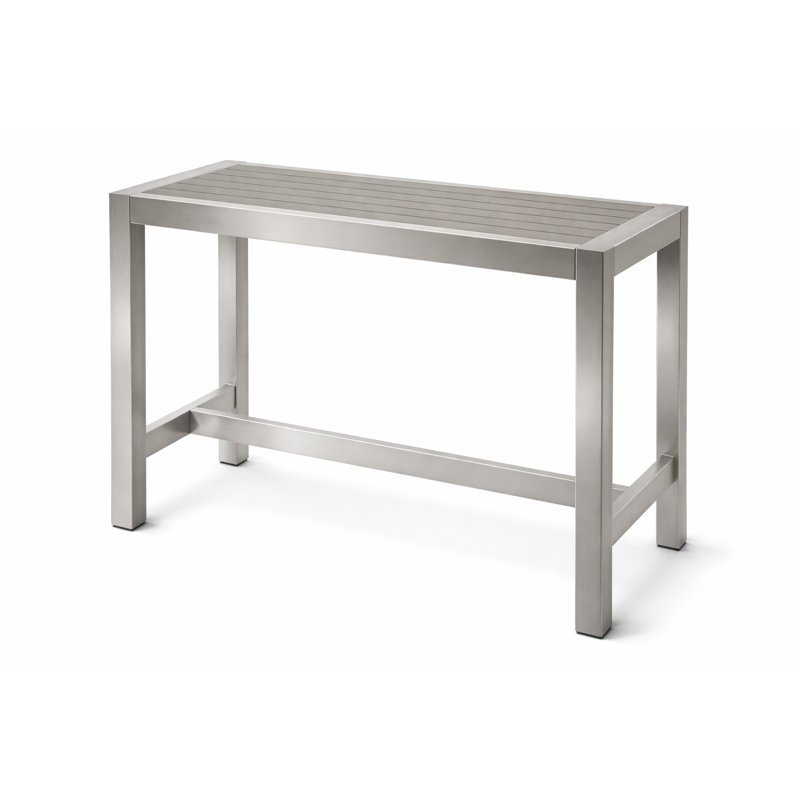 Betty Pub Table, Gray/Silver
