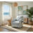 Fillmore Chambray Swivel Glider
