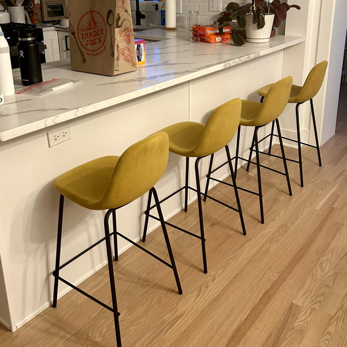 AllModern Kody Upholstered Bar Counter Stool Reviews AllModern